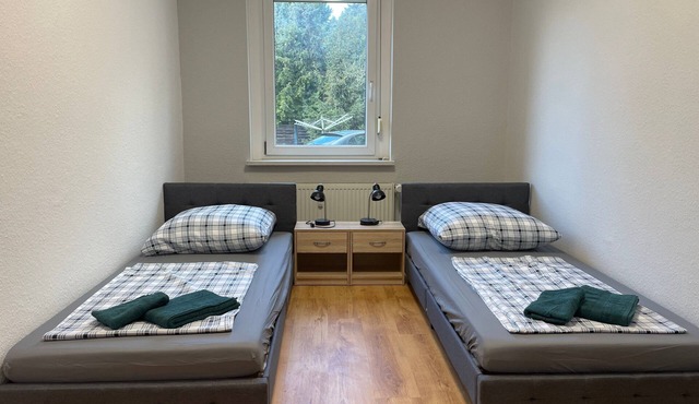 Apartment 'Das Grüne Haus' with Shared Terrace and Shared Garden