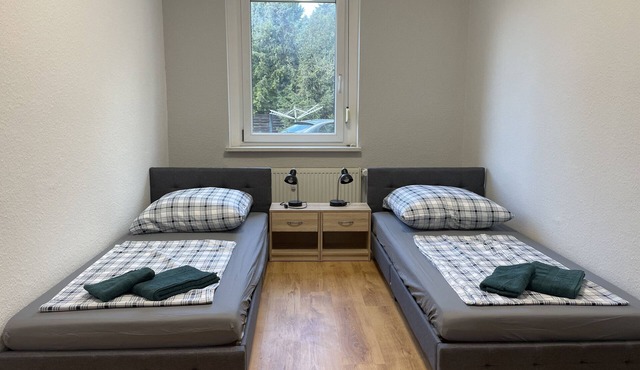 Apartment 'Das Grüne Haus' with Shared Terrace and Shared Garden
