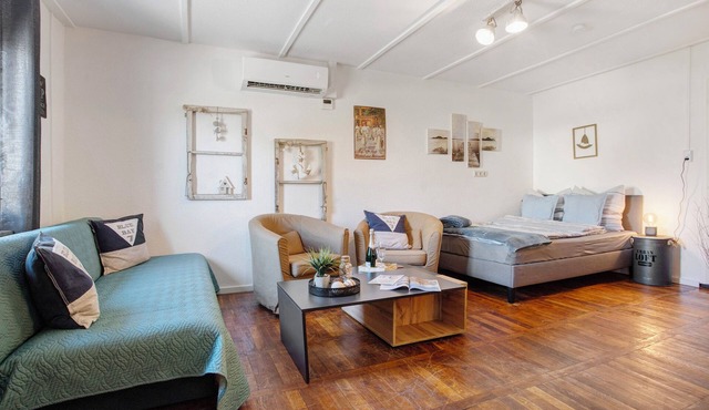 Apartment 'Ferienhaus Pomerania Blue Bay 7' with Shared Terrace, Wi-Fi and Air Conditioning