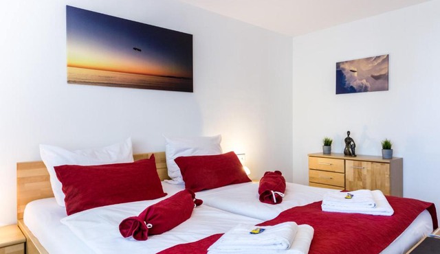 Apartment Eastside mit 3 Zimmern für bis zu 5 Personen mit Balkon