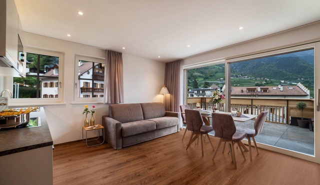 Apartment "Engel - Kirchturm" with Mountain View, A/C, Wi-Fi, Roof Terrace & Sauna