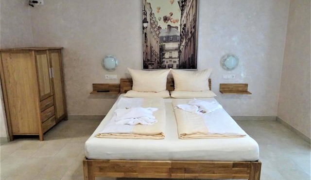 Apartment Erdgeschoss, 31qm, Terrasse, 1 Schlafzimmer, max. 5 Personen