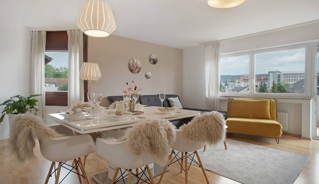 Apartment 'Geräumige Schöne Ferienwohnung' with Private Terrace, Balcony and Wi-Fi