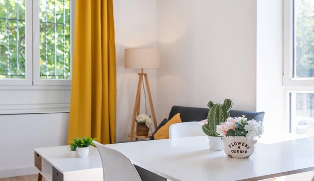 Apartment in a restored mansion in Granada.