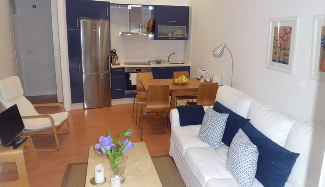 Apartment in Corrubedo with sea views. 40 mts to the beach.
