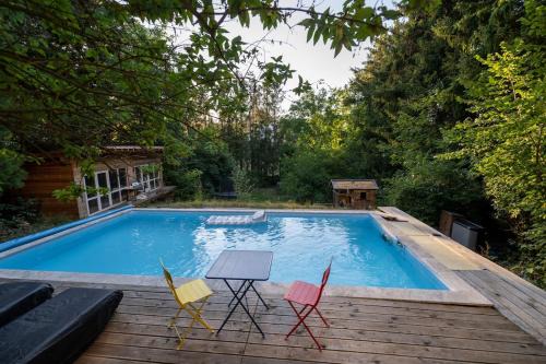 Apartment in Hechingen, balcony, terrace and pool