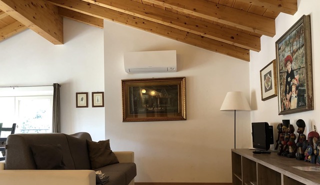 Apartment in villa sleeps 4, air conditioning, parking space, laundry