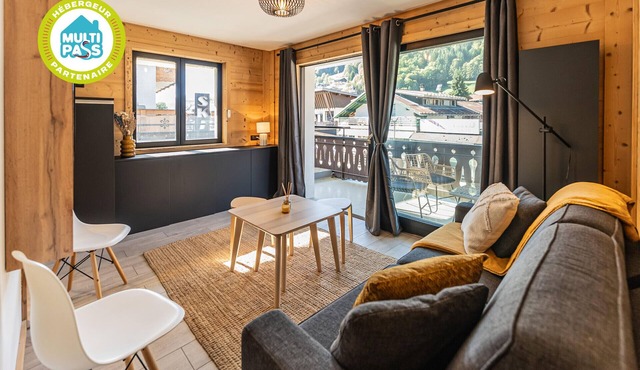 Apartment La Terrasse de Roma - LES GETS: right in the center and at the foot of the slopes