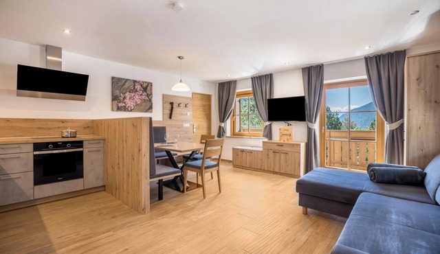 Apartment 'Lechnerhof Murmeltier' Near the Ski Area with Mountain View, Wi-Fi & Balcony