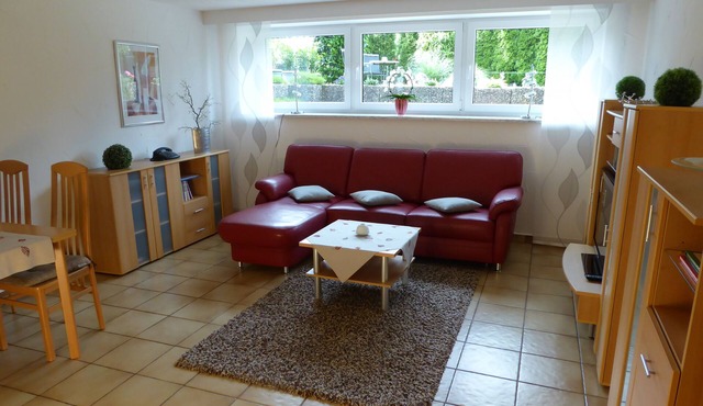 Apartment mit Gartenblick