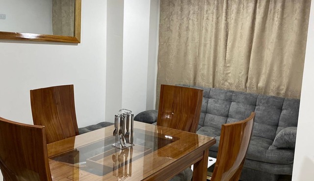 APARTMENT NEAR THE AIRPORT, IN A VERY QUIET, SAFE AND COMMERCIAL AREA.