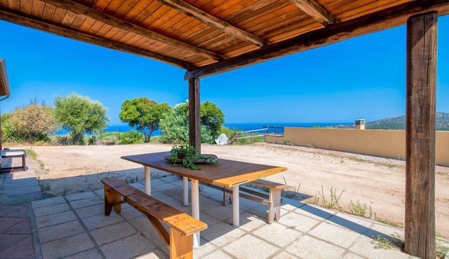 Apartment "Panoramico Isola Rossa" with Sea View, Private Terrace & A/C