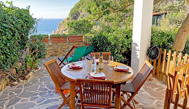 Apartment Patio Elba Island with sea view