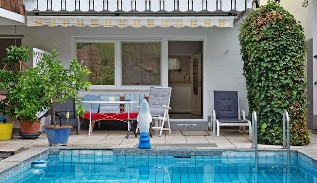 Apartment 'Pool View' with Communal Pool, Private Terrace and Wi-Fi