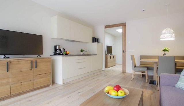 Apartment 'Sternblick Suite' with mountain view, balcony and Wi-Fi in the ApartHotel Christine