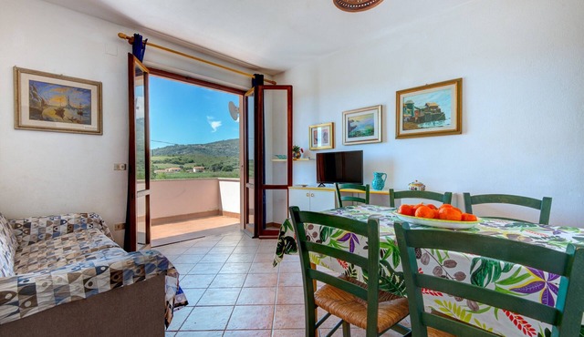 Apartment 'Trilocale Bonalaccia 2' with Shared Pool, Private Terrace and Wi-Fi