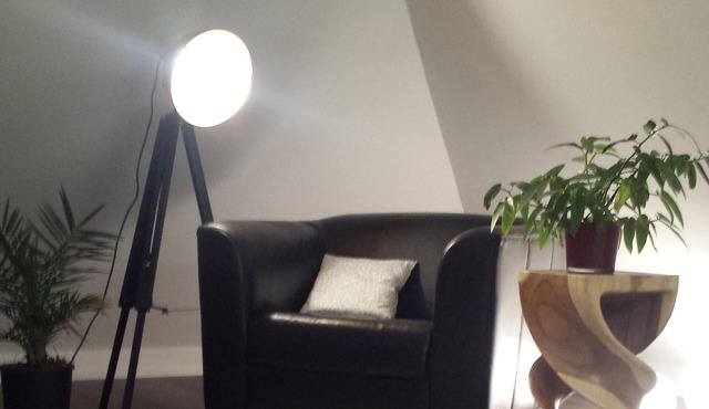 Apartment under the hipped roof