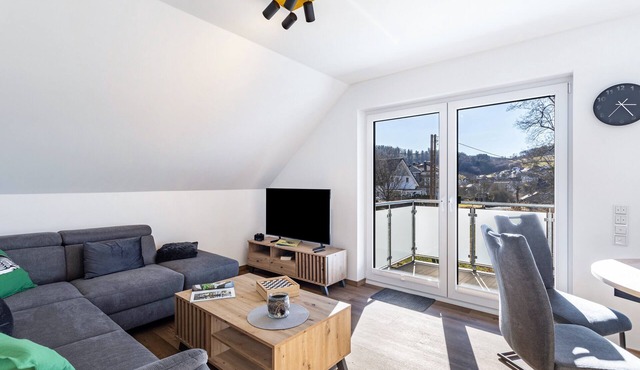 Apartment 'Waldhaus' with Mountain View, Balcony and Wi-Fi