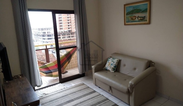 Apartment with beautiful ocean view in Praia Grande.