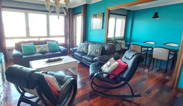 Apartment with panoramic views of Pontevedra and its estuary