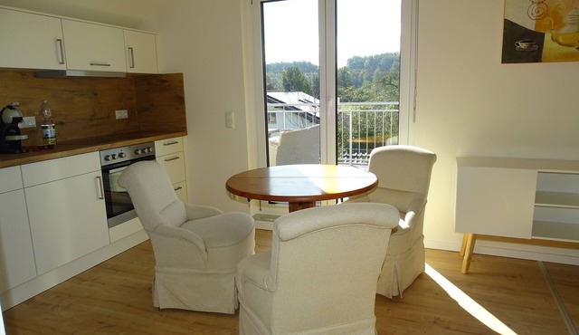 Apartment with sun terrace directly in the local recreation area