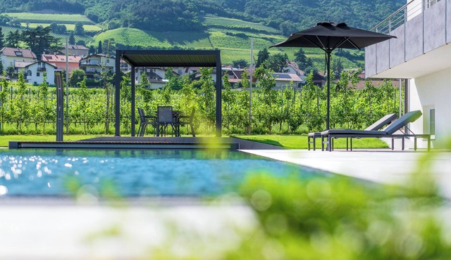 Apartment Zwerger 'Südost' with balcony, pool and large sunbathing lawn