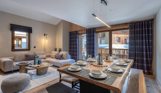 Appartement neuf au pied des pistes pour 9 personnes