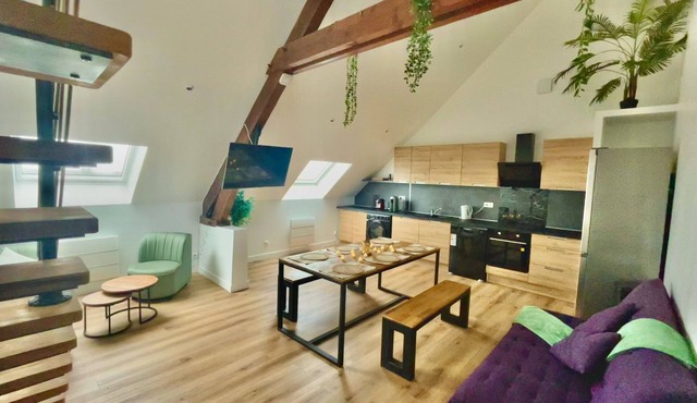Appartement #7 Moderne Rénové Avec Mezzanine 8pers