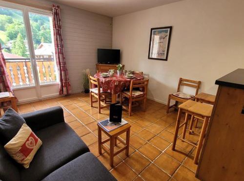 Appartement 2 pièces cabine au centre des Gets, lumineux, classé 3 étoiles - FR-1-598-20