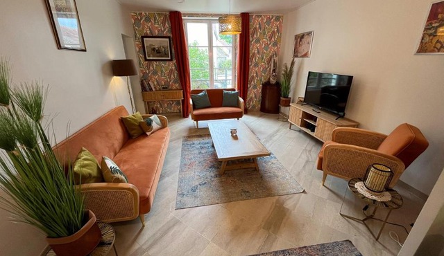 Appartement RDC avec jardin au cœur de Barbizon 2 a 6 personnes