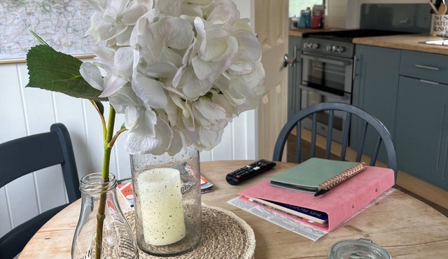Apple Pippin, shepherds hut style, sleeps 4, private garden, walk to pubs & more