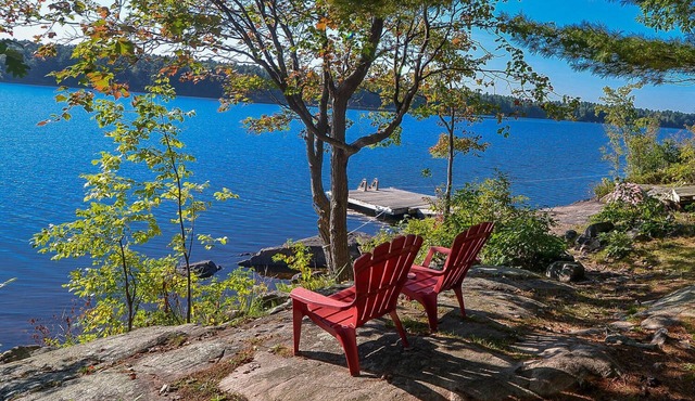Approximately 500ft private lake frontage southern exposure