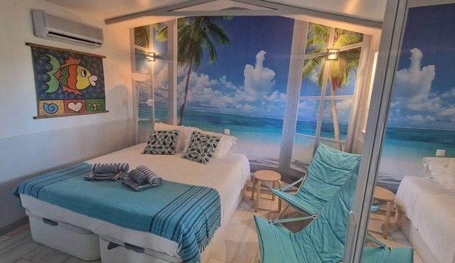 Apt near Falesia beach, fully equipped on ground floor for 4 people, adults children.