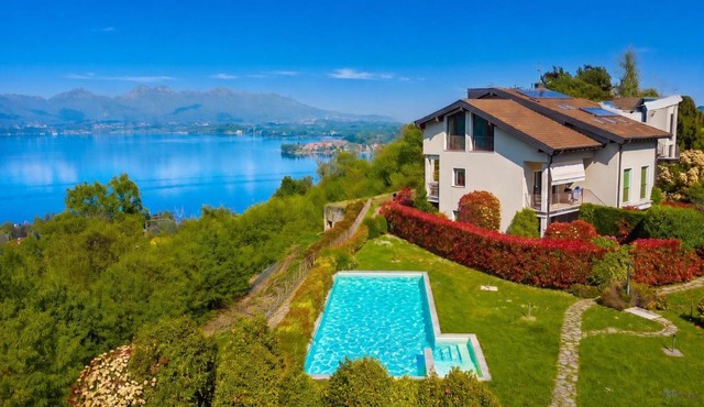 Aquavista Pool and Lake Maggiore View - Happy Rentals