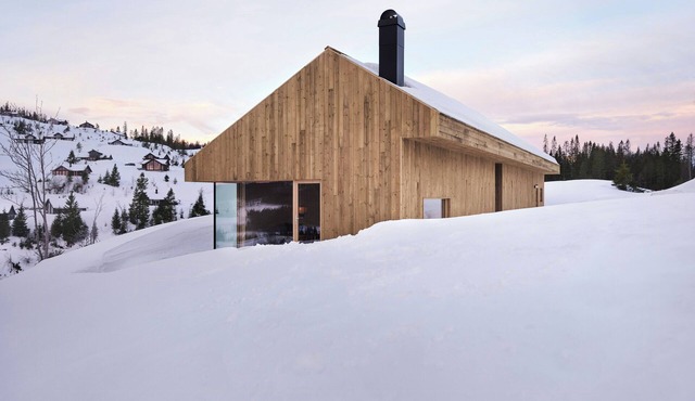 Architect-designed cabin with Lake Mylla views