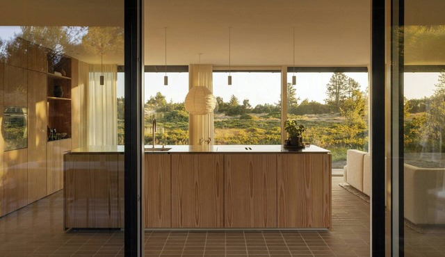Architect-designed house located in the dunes