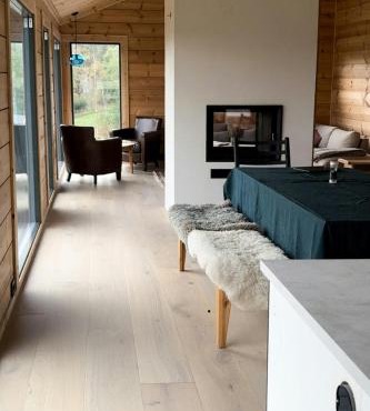 Architect-Designed Log Cabin By Myllavannet