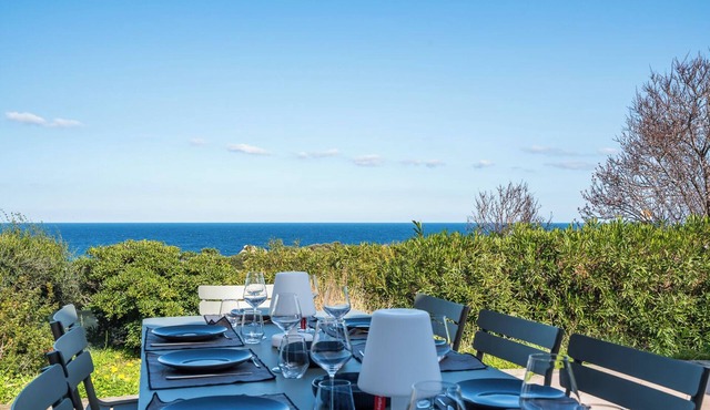 Architect designed villa - Marine de Davia - beautiful sea view - 5 bedrooms - walking distance to beach