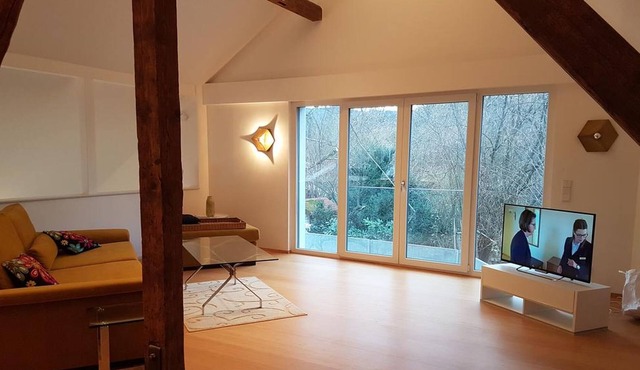 Architect house with studio, 140sqm, 1 bedroom, max. 3 adults
