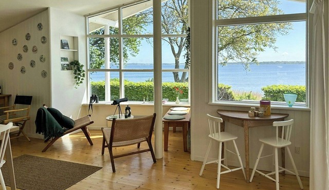 Architect's home with orangery and fjord views
