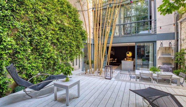 Architect's house with garden