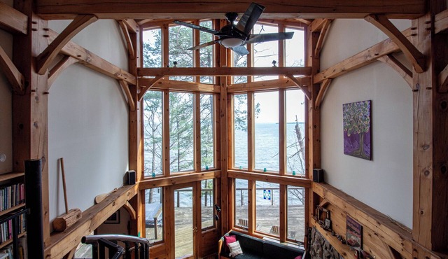 Architects Dream Home Overlooking Picturesque Lake Champlain