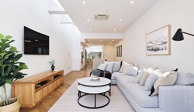 Architectural Redfern Gem – Designer 3BR Home with Courtyard & Loft