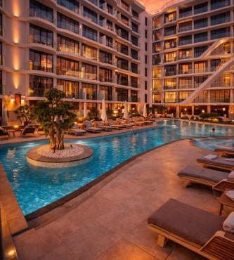 Arjan Luxury Studio Pool View Near Miracle Garden