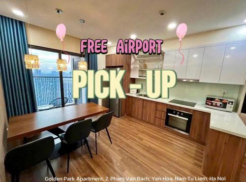 Asahi Luxstay - Golden Park Big corner Apartment with Cầu Giấy park view