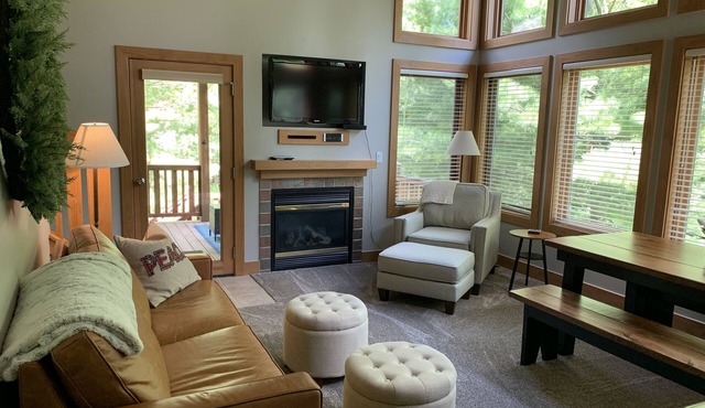 At Base of Boyneland, 5 bedrooms, slps 17. Condo next door also slps 18!