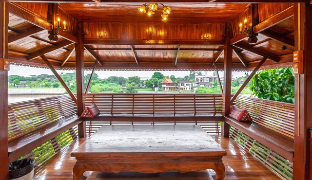 Athithara home river view