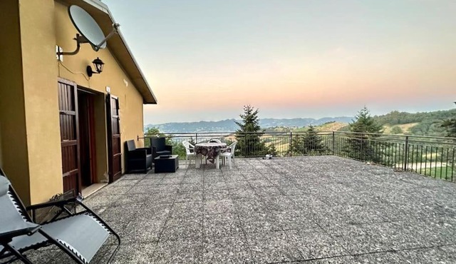 Attico terrazzo e Idromassaggio