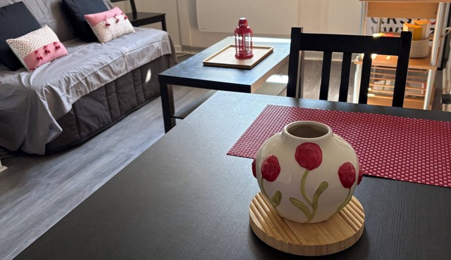 Attractive T2 38m² with private terrace in a quiet location not overlooked.