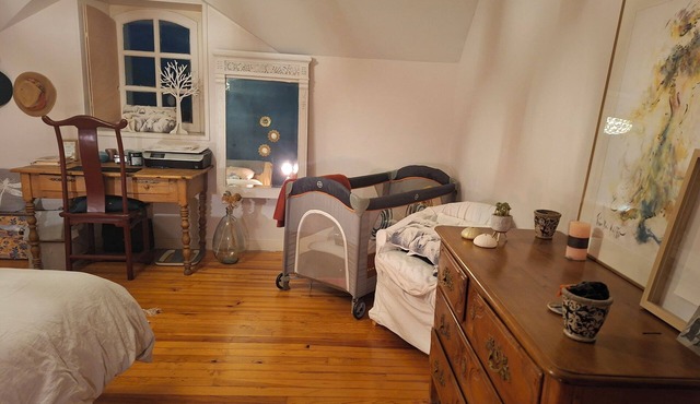 AU 15 : charming house with garden, 3 bedrooms 3 bathrooms 6 km from the beach, animals ok